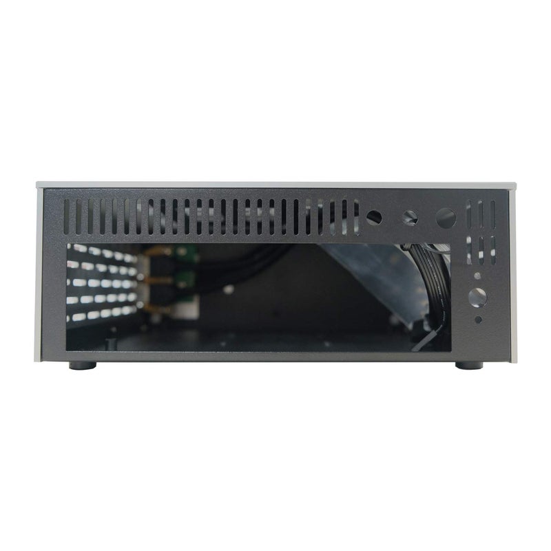 Goodisory A01 Aluminum Mini-ITX HTPC Desktop Computer Chassis (Black Tempered Glass) - Image 5